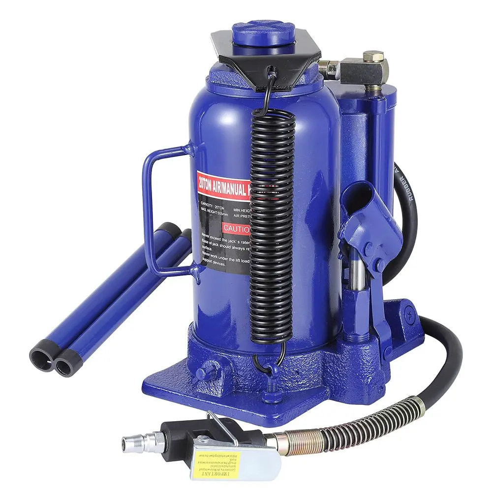 GARVEE Heavy Duty Pneumatic Bottle Jack Tool - 20T/40000 LBS & 32T/64000 LBS Lift Capacity, Manual Hand Pump, Vehicle Lift for Automotive Emergency Use & Industrial Repairs