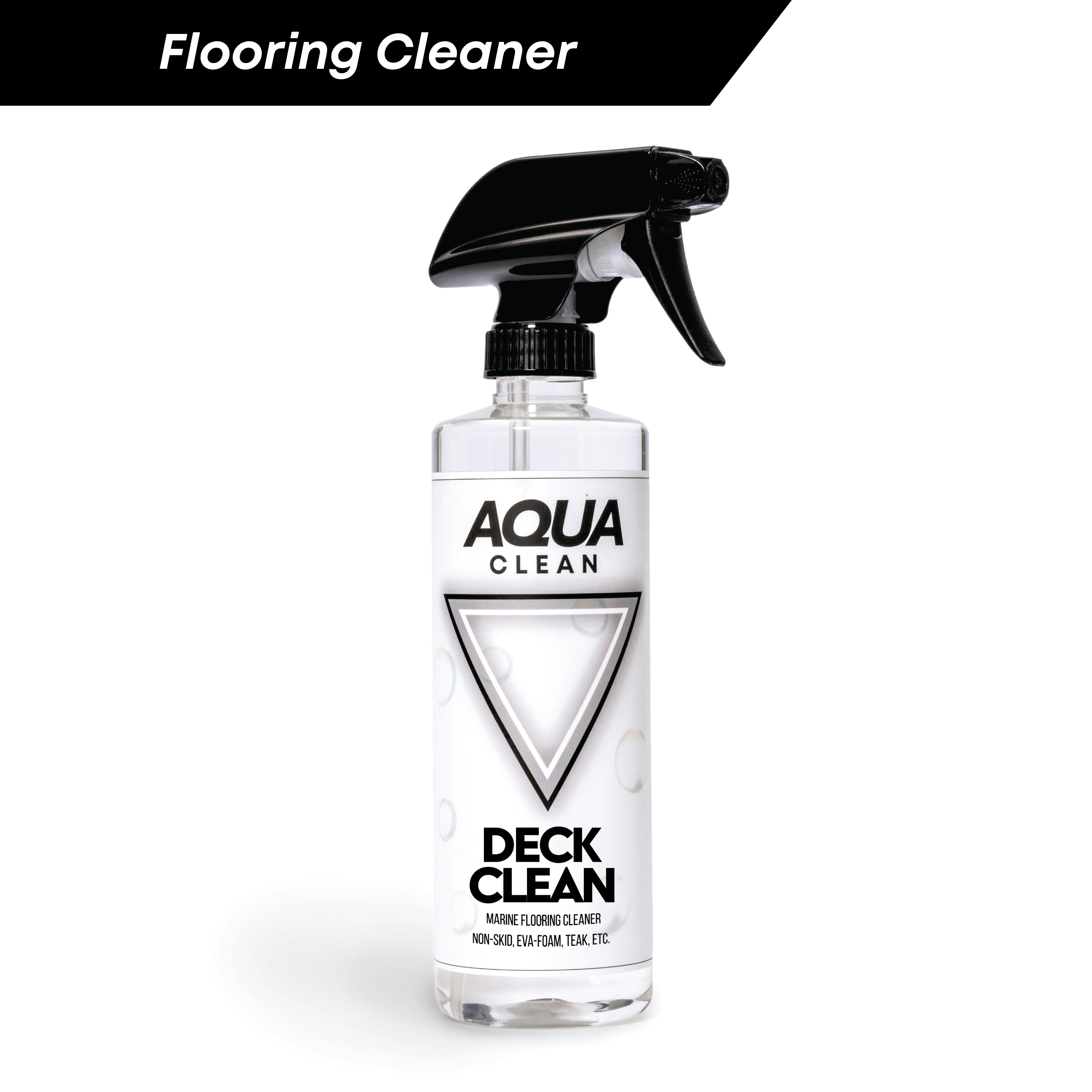 AquaClean DECK CLEAN Marine Flooring Cleaner for EVA Foam Teak Faux Teak Non Skid & More - Powerful Non Abrasive Formula for Fast Effective Cleaning