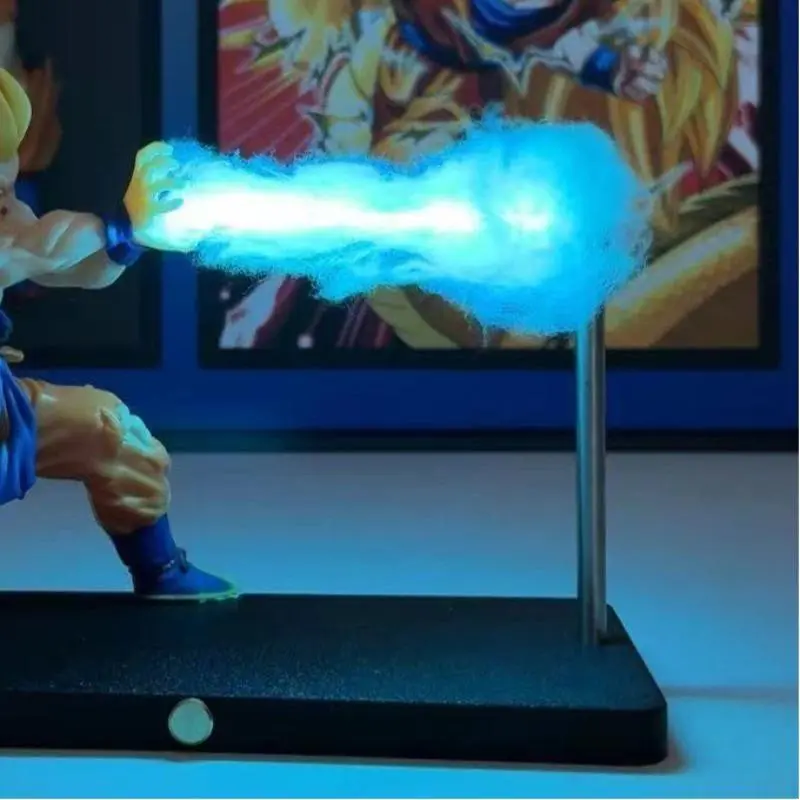 Energy Wave Magnetic Levitation Nightlight, Dynamic Led Lights, Premium Dragon Ball Action Figure, Unique Ambient Decor Display for Home, Stylish & Functional Design