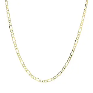 Basic Brass Figaro Chain 18 20 22 Inches