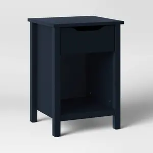 Pillowfort Kids' Bedside Cabinet Nightstand Table Drawer Storage Laminated Blue