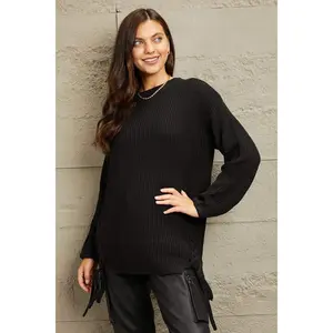 e.Luna Chunk Tunic Sweater
