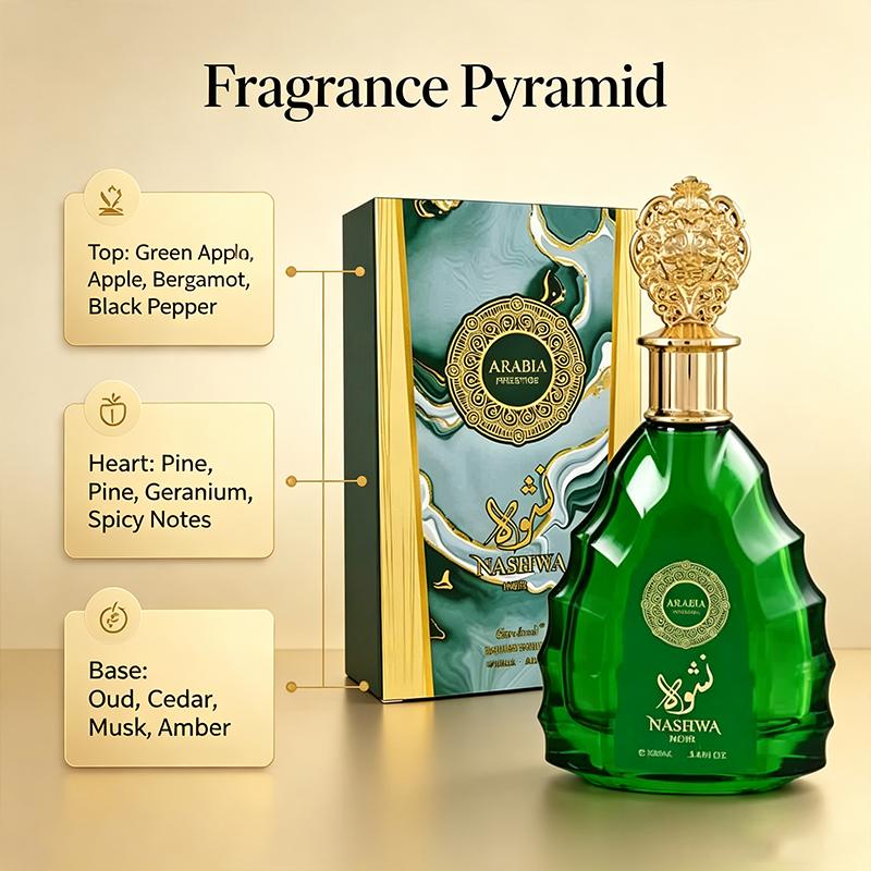 Men's 3.4 oz Long-Lasting Oriental Arabian-Inspired Cologne - Amber-Woody, Woody & Earthy Scent with Cedar, Musk, Sandalwood - Pheromone Attractant, Perfect Birthday Gift for Him, Romantic Evening Fragrance