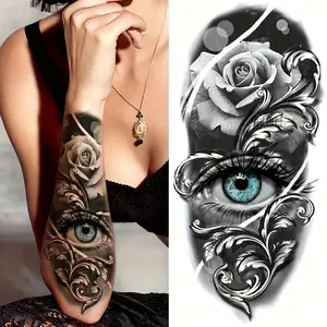 Elegant Waterproof Temporary Tattoo, Perfect Gift for Any Occasion, Stylish Body Art Patch, Ideal for Women & Girls, Waterproof Realistic Tattoos