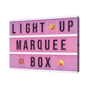 Tzumi 6055WM Light Up Marquee Box