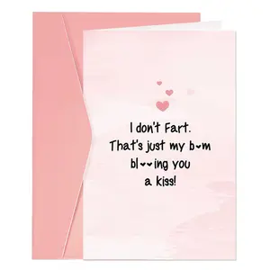 1pc Funny Valentines Day Card with Envelope,Valentines Day Gifts for Husband,Boyfriend, Wife, Girlfriend,Naughty Valentines Day Card Gifts for Her Him