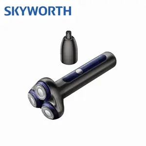 Skyworth CWGJ031 Electric Shaver with Turbine Electric Razor with Tool Accessories, Nose Hair Trimmer Set, Men’s Grooming Hair Tool, Valentine’s Day Gift