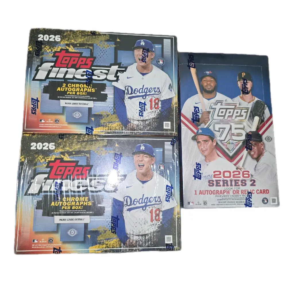 PYT 2026 MLB Break! Including 2 2026 Topps Finest Hobby and 1 2025 Topps Series 2 Hobby!