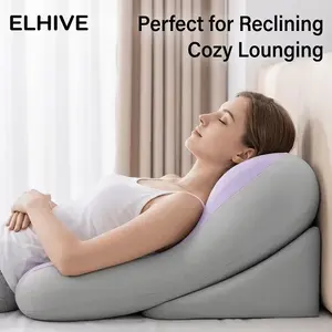 Oversized Reading Wedge Pillow, Adjustable Angle Comfort Support Pillow for Adults