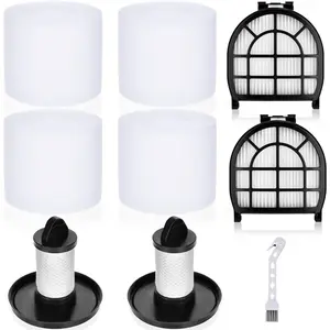 Filter Replacement for Shark LZ600 LZ601 LZ602 LZ602C APEX UpLight Lift-Away DuoClean Vacuum Cleaner, 2  HEPA & 2 Pre  Filters 4  Filters, Part # XHFFC600 & XFFLZ600