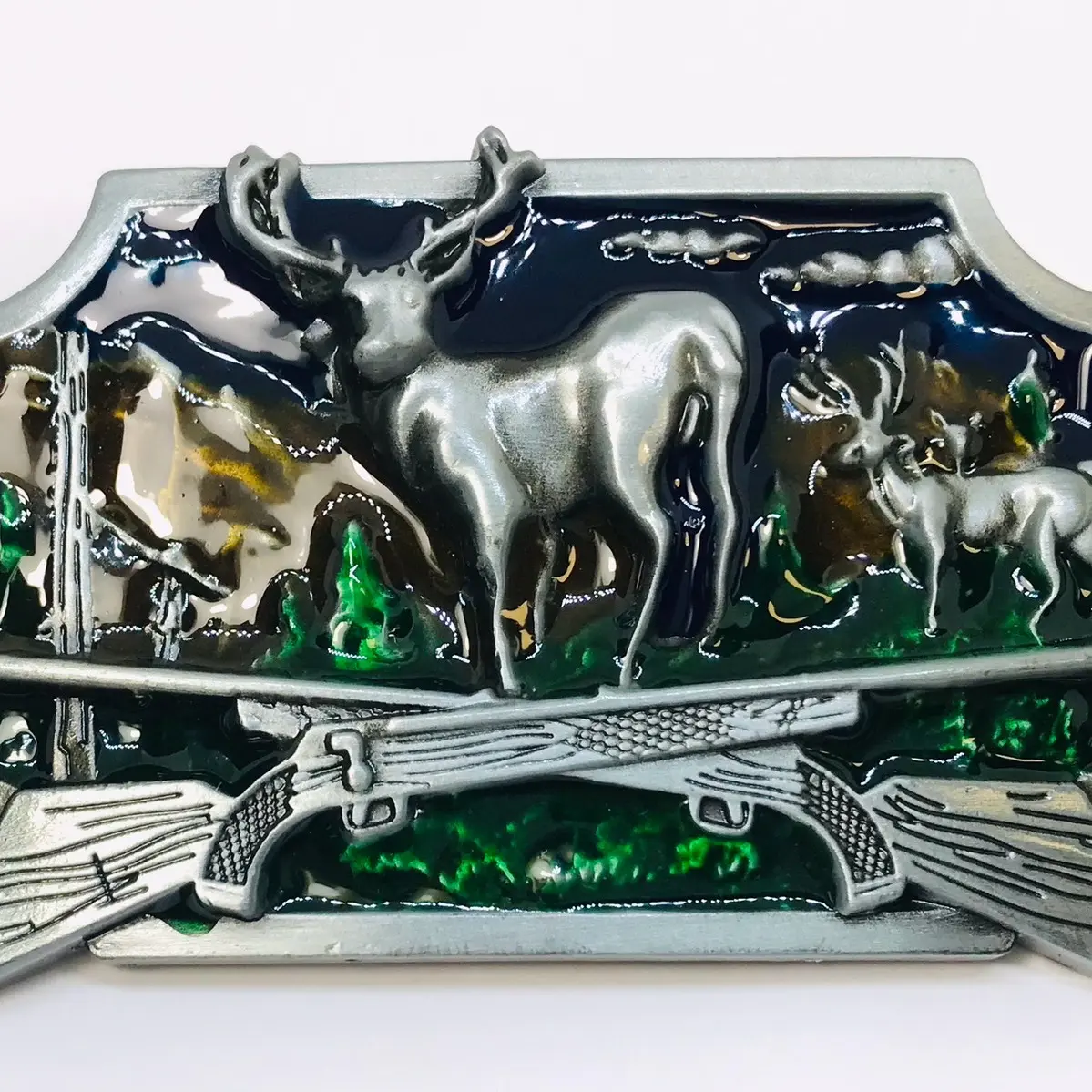 Hunting belt buckle