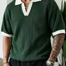 Summer Knitting Top, Hollow Out Crew Neck Short Sleeve Casual Fashion Acrylic Knitted Sweater, Breathable Lightweight Design for Vacation & Leisure