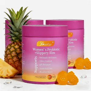 Her Juicy Renewing Tasty Pineapple Flavor Gummy Candy Snack Fruity Chewy Multi-Benefit Jelly Candy