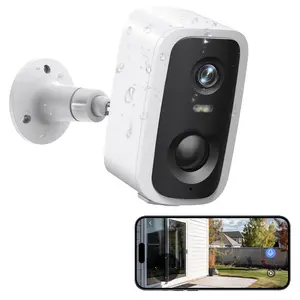 Oudoor Home Wifi Security Camera,Wireless 2.5K Battery Powered AI motion Dection spotlight Siren,2 Way Talk, WaterProof, Solar Panel