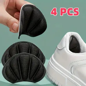4pcs Memory Foam Heel Cushion - Shoe Inserts for Size Adjustment, Non-Slip and Waterproof Blister Heel Cushions