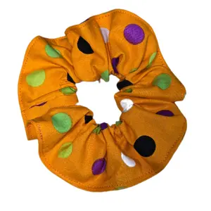 Halloween Polka Dot Hair Scrunchie/Hair Tie Hair Accessories for Women