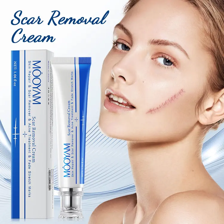 MOOYAM Scar Removal Creaml | Advanced Scar Removal Cream for Face & Body | Fades Old Scars from Acne, Burns, Surgery & Stretch Marks | Dark Spot Corrector