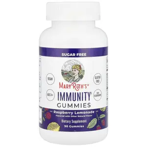 MaryRuth's Immunity Gummies, Raspberry Lemonade, 90 Gummies