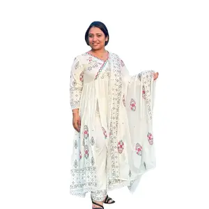 Cotton umbrellas 3 piece kurta Traditional