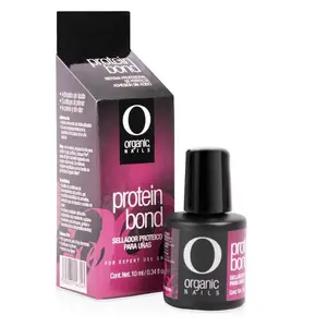 Organic Nails Protein Bond Primer 10 ml - Gentle Non-Acid Formula for Nail Care, Safe & Effective Bonding for Adults