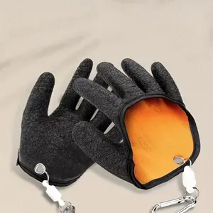 Waterproof Fishing Gloves with Magnetic Release & Anti-Slip Palm
