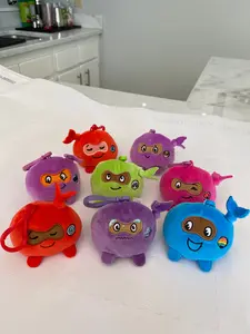 Ninja Toy Plush Minis Bundle III 8 Unique Characters Perfect Anxious Money Gritty Dishonest Shy Unplugged Diversity Soft Portable 3x2x2 Clip Included Educational Fun for Kids Ages 3-11