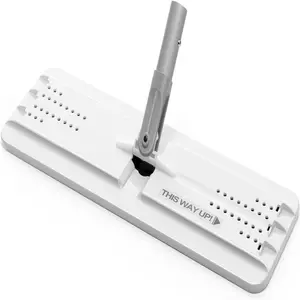 JOYMOOP 13" Flat Mop Head with Microfiber Mop Pad, 1 Pack Mop Head Combo