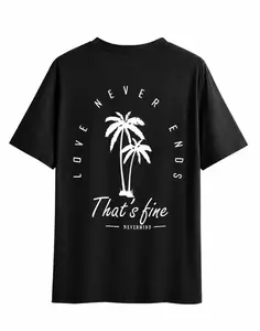 Men's Summer Essential Coconut Tree Print Tee | 100% Cotton Trendy Outdoor Casual Top deo merch target bacon shirts graphic white