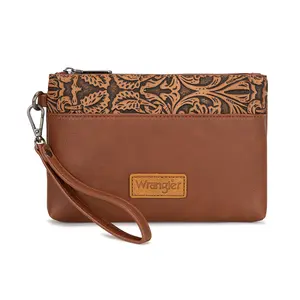 Wrangler Wristlet Purse for Women Aztec Clutch Purse Credit Card Holder Phone Organizer