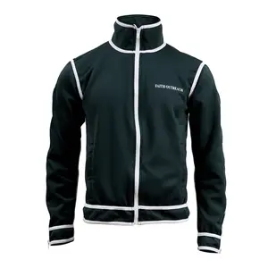 OUTREACH - Green Track Jacket - Slim Fit