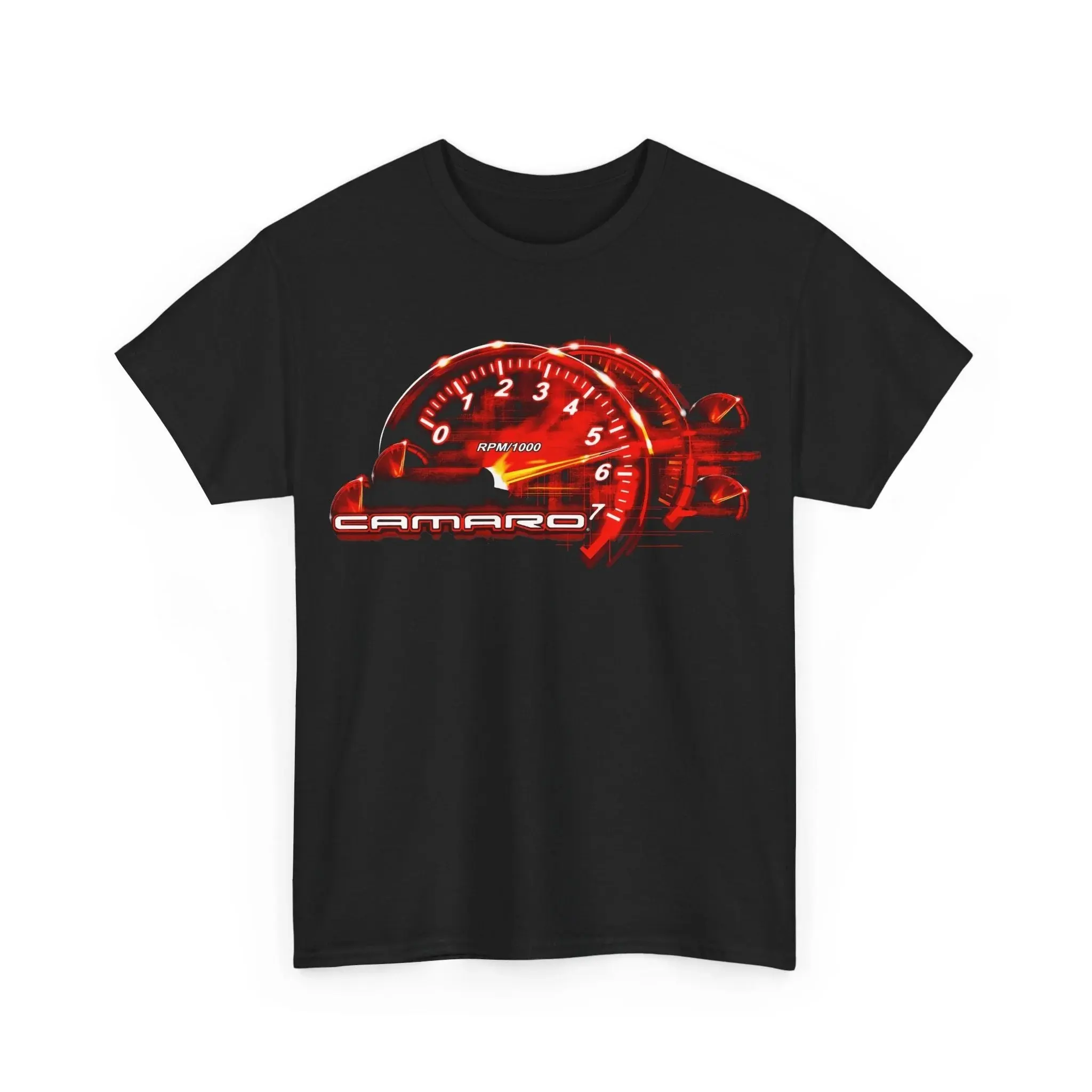 Chevy Camaro Redline Tachometer - Multiple year Camaro Car Apparel T-Shirt Sweatshirt Hoodie, Car Enthusiast Gift