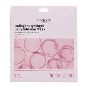 Celavi 70248 Collagen Hydrogel 3 Sheet Jelly Mask Set - 1set
