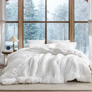Thicker Than Thick - Coma Inducer Oversized Comforter Set - Standard Plush Filling - Real White