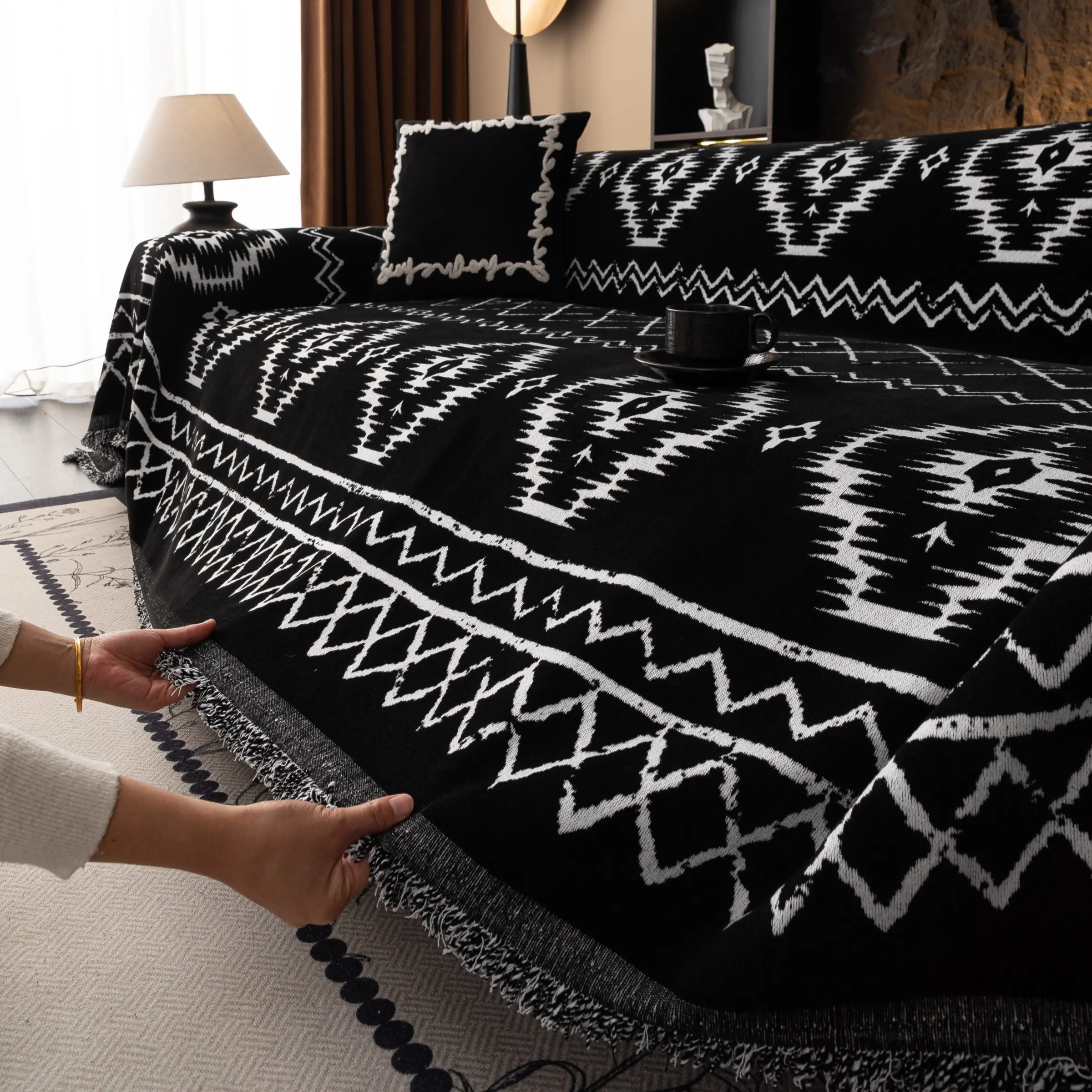 European Style Thickened Chenille Decorative Sofa Cover Blanket, Couch Covers, Sofa Slipcover, Warm Design, Multiple Colors & Sizes Available, Perfect for Living Room Decor