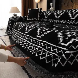 European Style Thickened Chenille Sofa Cover Blanket, Couch Covers, Warm Design, Multiple Colors & Sizes Available, Perfect for Living Room Decor