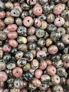 129.Rhodonite Donut Shape（irregular shape）