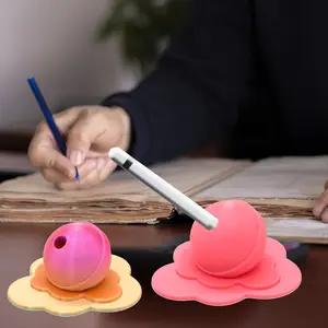 Cute Candy Apple Pencil Holder Stand, Desktop Storage Organizer for Apple Pencils, Fun Teacher Student Gift, Home Office Desk Accessory
