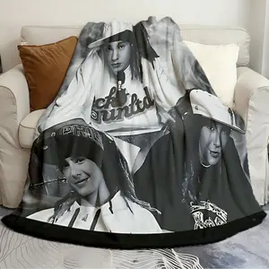 Soft and Stylish Flannel Cozy Blanket Tom Kaulitz Creative and Unique Quilts Warming blanket soft and comfortable blanket travel blanket birthday gift