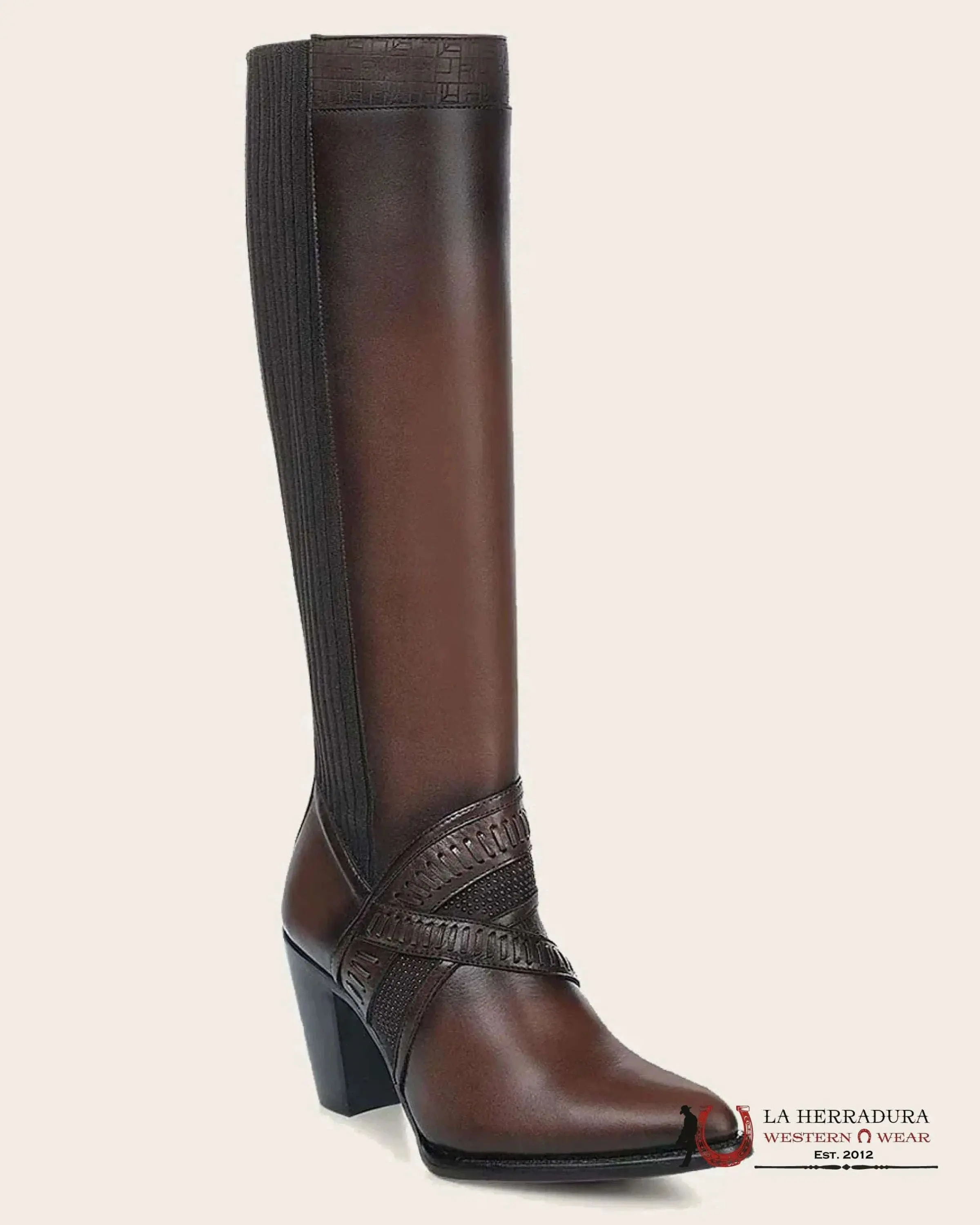WOMEN’S CUADRA TALL BOOT CRUST MIEL LASER ROUND TOE CU868