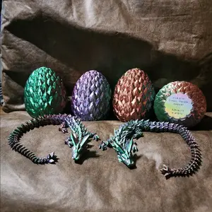 Medium Size Crystal Dragon Figurine - Decor - Gift summer Realistic 3D