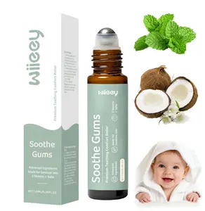 The Baby Coconut Oil Tooth Roller Is Used To Gently Relieve Baby Tooth Pain. It Is Safe And Non-Irritating, And Is Suitable For Daily Baby Gum Care.