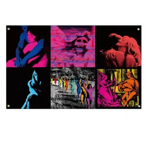 Flag 3x5ft Tapestry Banner Album Poster for Music Singer Fan Indoor Outdoor Room Man Cave Wall Decoration