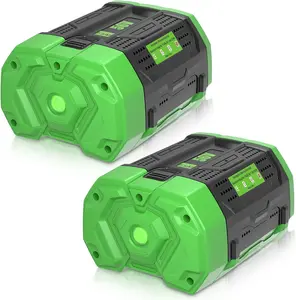 7.5Ah Ultra High Capacity Lithium ion Battery Replacement for EGO 56V Battery 2 Pack Compatible with EGO 56 Volt BA2800 BA1400T BA5600T Cordless Power Tools(Green)