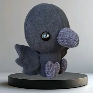 The Moody Raven+Ruby Raven+plushie+stuffy stress relief