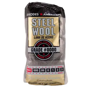 Homax Steel Wool (12-Pad), for Polishing Metal, Removing Paint, Cleaning Glass, and Stripping Finishes, Flexible for Corners and DIY Projects, High Quality Metal Strands, for Polishing Windows, Removing Paint Drips, Cleaning Grout, and Stripping Varnish