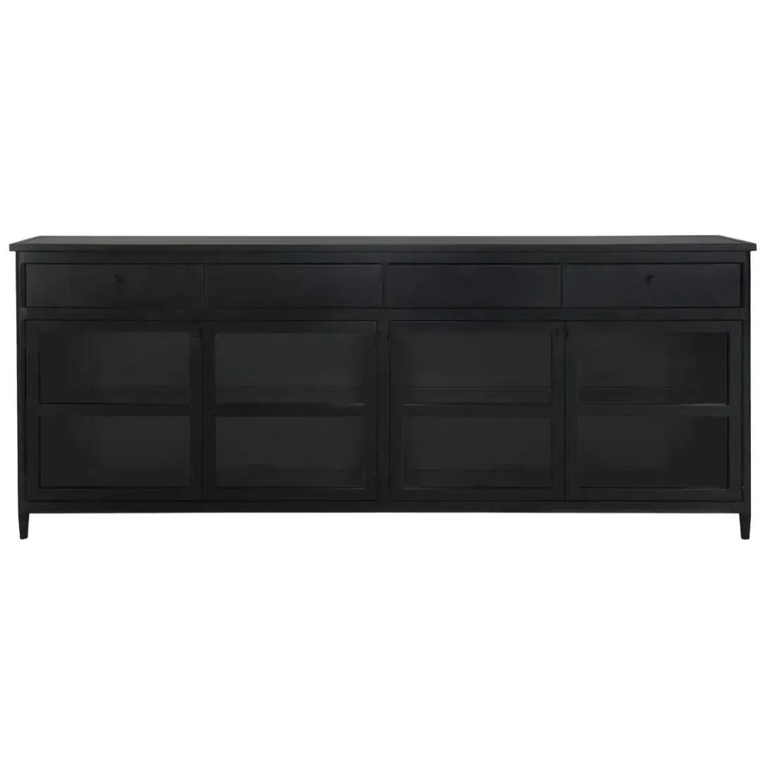 Henry Metal Sideboard Black Henry Metal Sideboard Black