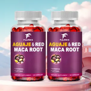 Aguaje Oil & Red Maca Root, Give Your Family And Friends A Better Him, Perfect Everyon - 120 Capsules soft capsules