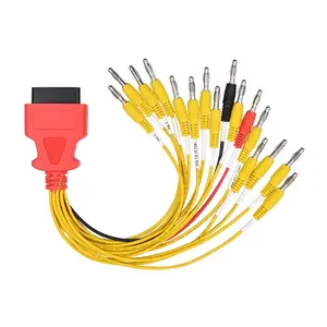 Female Fault Diagnosis Tool, 16-Pin OBD Universal Jumper Car Connector Plug, Brush ECU Jumper, Car Inspection Tool