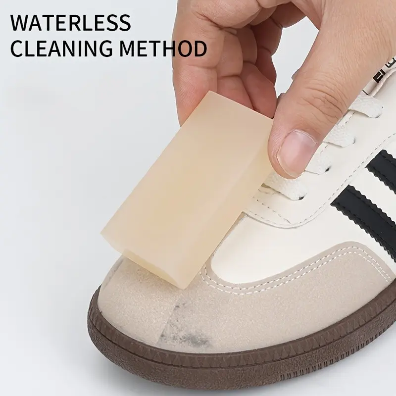 Velvet Leather Shoe Cleaning Rubber Eraser, Non-Electric Stain Remover, Multi-Use Dry Cloth for Footwear, Shoes, Clothes, Glass, Walls, Floors, Furniture, Footwear Cleaner
