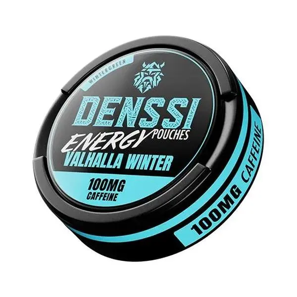 ThayerDenssi Energy Caffeine Pouches WINTERGREEN 15ct Tin 8 Pack